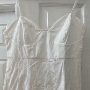 NWT Zara white maxi dress. Size Small.